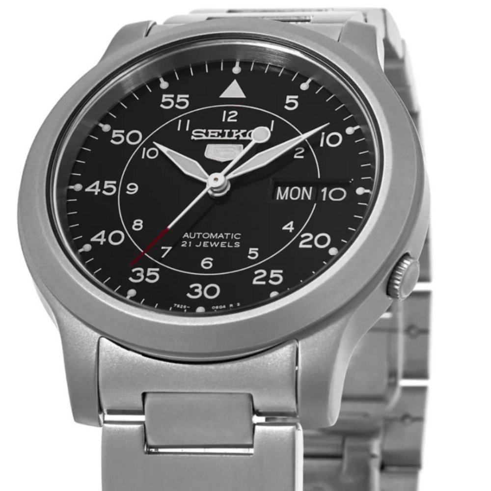 Seiko 5 Steel Men's Watch! w/ box - Picture 2 of 4